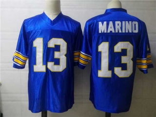 Men's NCAA College Pitt Panthers #13 Dan Marino Football Vintage Jersey Royal