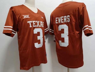 Men's NCAA College Texas Longhorns #3 Quinn Ewers Football Nike Stitched Jersey Texas Orange