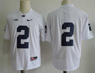 Men's NCAA College Penn State Nittany Lions #2 Marcus Allen Football Nike Stitched Jersey White (1)