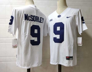 Men's NCAA College Penn State Nittany Lions #9 Trace McSorley Football Nike Stitched Jersey White