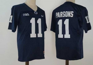 Men's NCAA College Penn State Nittany Lions #11 Micah Parsons Football Nike Stitched Jersey Navy (2)