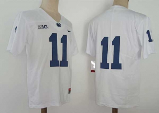 Men's NCAA College Penn State Nittany Lions #11 Micah Parsons Football Nike Stitched Jersey White (1)