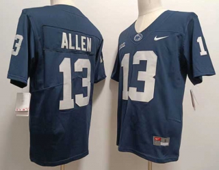 Men's NCAA College Penn State Nittany Lions #13 Kaytron Allen Football Nike Stitched Jersey Navy (2)