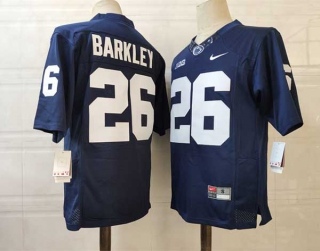 Men's NCAA College Penn State Nittany Lions #26 Saquon Barkley Football Nike Stitched Jersey Navy (2)