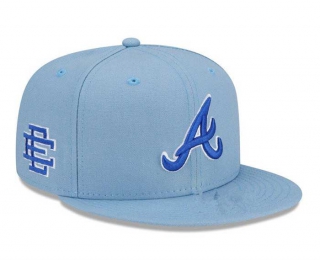 MLB Atlanta Braves New Era Light Blue Eric Emanuel 9FIFTY Snapback Hat 2062