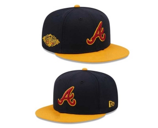 MLB Atlanta Braves New Era Navy Gold 2011 All Star Game Sidepatch 9FIFTY Snapback Hat 2064