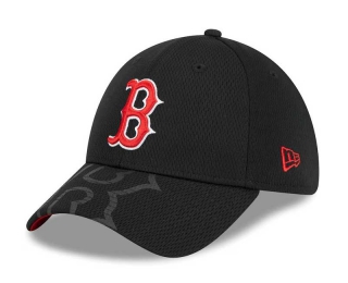 MLB Boston Red Sox New Era Black Curved Brim 9FIFTY Snapback Hat 2062