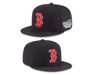 MLB Boston Red Sox New Era Navy 2004 World Series Sidepatch 9FIFTY Snapback Hat 2066