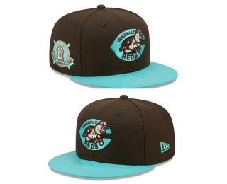 MLB Cincinnati Reds New Era Brown Mint Walnut Mint 9FIFTY Snapback Hat 2022