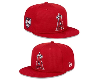 MLB Los Angeles Angels New Era Red 2024 Spring Training Sidepatch 9FIFTY Snapback Hat 2022