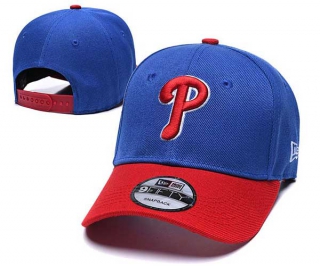 MLB Philadelphia Phillies New Era Royal Red Curved Brim Embroidered 9FIFTY Snapback Hat 2020