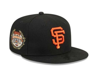 MLB San Francisco Giants New Era Black 1984 All Star Game Sidepatch 9FIFTY Snapback Hat 2028