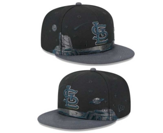 MLB St. Louis Cardinals New Era Black Graphite Planetary 2023 9FIFTY Snapback Hat 2028