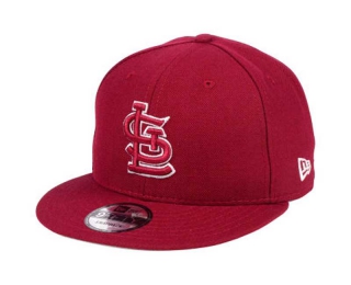 MLB St. Louis Cardinals New Era Cardinal Embroidered 9FIFTY Snapback Hat 2029