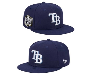 MLB Tampa Bay Rays New Era Navy 2020 World Series Sidepatch 9FIFTY Snapback Hat 2007