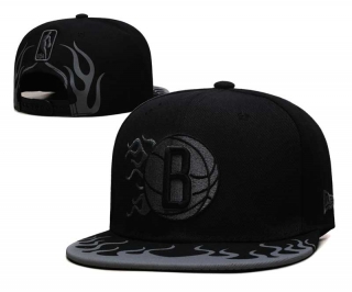 NBA Brooklyn Nets New Era Black Graphite Rally Drive Embroidered 9FIFTY Snapback Hat 6014