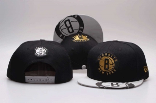 NBA Brooklyn Nets New Era Back Patch 9FIFTY Snapback Cap Black 5003