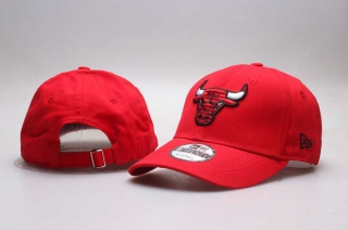 NBA Chicago Bulls New Era Curved Brim 9TWENTY Adjustable Cap Red 5010