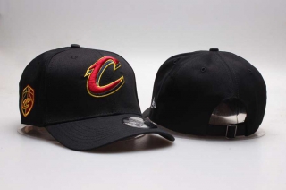 NBA Cleveland Cavaliers New Era Sidepatch Curved Brim 9TWENTY Adjustable Cap Black 5002