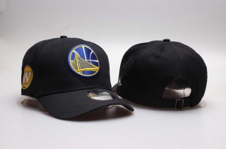 NBA Golden State Warriors New Era Sidepatch Curved Brim 9TWENTY Adjustable Cap Black 5006