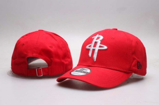 NBA Houston Rockets New Era Curved Brim 9TWENTY Adjustable Cap Red 5001