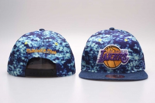 NBA Los Angeles Lakers Mitchell & Ness Adjustable Cap Blue Navy 5005