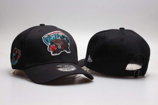 NBA Memphis Grizzlies New Era Sidepatch Curved Brim 9TWENTY Adjustable Cap Black 5004