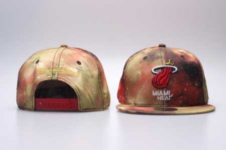 NBA Miami Heat Mitchell & Ness Galaxy Adjustable Cap 5006