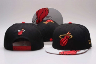 NBA Miami Heat New Era Back Patch 9FIFTY Snapback Cap Black 5007