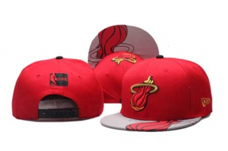 NBA Miami Heat New Era Hardwood Classics Back Patch 9FIFTY Snapback Cap Red 5009