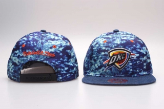 NBA Oklahoma City Thunder Mitchell & Ness Adjustable Cap Blue Navy 5001