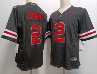 Men's NCAA College Ohio State Buckeyes #2 Caleb Downs Football Nike Stitched Jersey Black