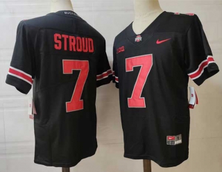 Men's NCAA College Ohio State Buckeyes #7 C.J. Stroud Football Nike Stitched Jersey Black (1)