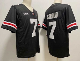 Men's NCAA College Ohio State Buckeyes #7 C.J. Stroud Football Nike Stitched Jersey Black (2)