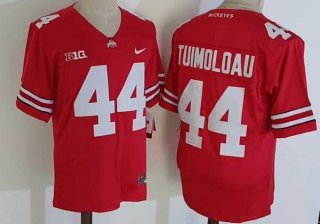 Men's NCAA College Ohio State Buckeyes #44 JT Tuimoloau Football Nike Stitched Jersey Red