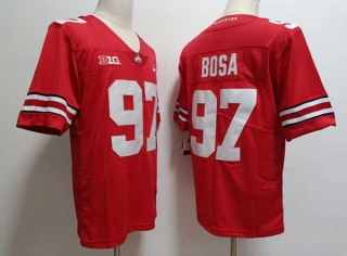 Men's NCAA College Ohio State Buckeyes #97 Nick Bosa Football Nike Stitched Jersey Red