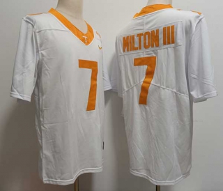 Men's NCAA College Tennessee Volunteers #7 Joe Milton III Football Nike Stitched Jersey White