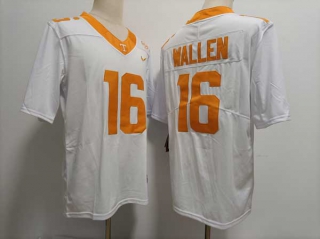 Men's NCAA College Tennessee Volunteers #16 Morgan Wallen Football Nike Stitched Jersey White