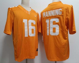 Men's NCAA College Tennessee Volunteers #16 Peyton Manning Football Nike Stitched Jersey Orange