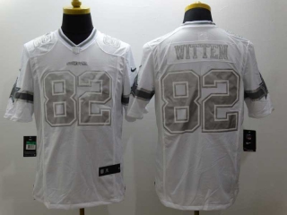 Men's NFL Dallas Cowboys #82 Jason Witten Nike Platinum Stitched Jersey