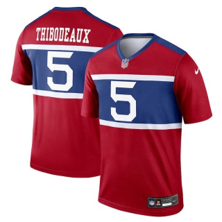 Men's NFL New York Giants #5 Kayvon Thibodeaux Century Red Alternate Vapor FUSE Limited Stitched Jersey