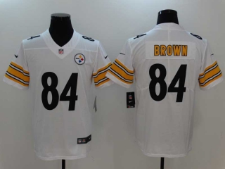 Men's NFL Pittsburgh Steelers #84 Antonio Brown White Vapor Untouchable Limited Stitched Jersey