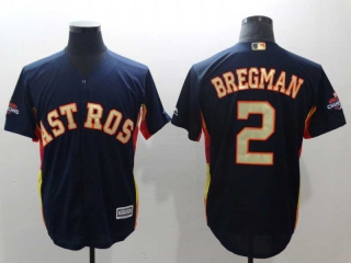 Men's MLB Houston Astros #2 Alex Bregman Navy 2022 World Series Champions Cool Base Nike Baseball Jersey