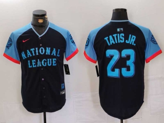 Men's National League #23 Fernando Tatís Jr. Nike Navy 2024 MLB All-Star Game Limited Stitched Jersey