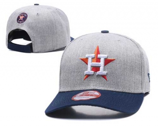 MLB Houston Astros New Era Curved Brim Back Patch 9FIFTY Snapback Hat Gray Navy 2017