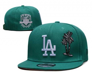 MLB Los Angeles Dodgers New Era 50th Anniversary Side Patch 9FIFTY Snapback Hat Green 2303