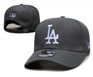 MLB Los Angeles Dodgers New Era Curved Brim 9FORTY Adjustable Hat Graphite 2312