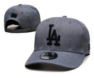 MLB Los Angeles Dodgers New Era Curved Brim 9FORTY Adjustable Hat Gray 2313