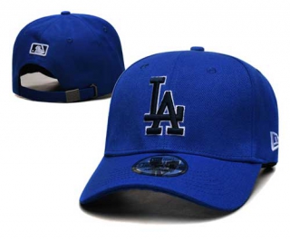 MLB Los Angeles Dodgers New Era Curved Brim 9FORTY Adjustable Hat Royal 2317