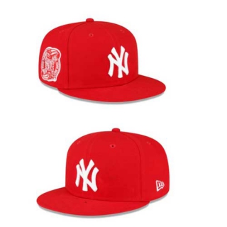 MLB New York Yankees New Era 2000 Subway Series Side Patch 9FIFTY Snapback Hat Red 2296